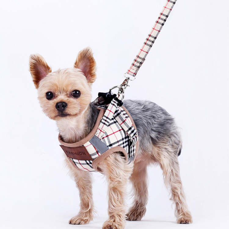 Designer Hight Quality Leash Adjustable Chest Pet Harness 