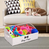 Trapezoidal Fabric Folding Pet Toy Storage Basket