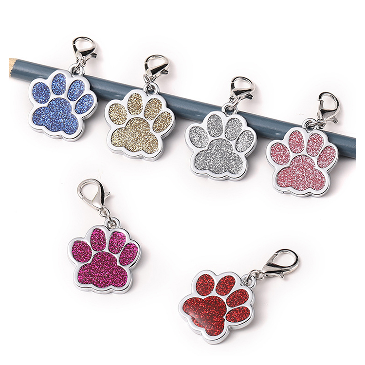 Pet Id Name Collar Tag Blank Sublimation Pet Tags Crystals Nfc Qr Pet Tag Blister