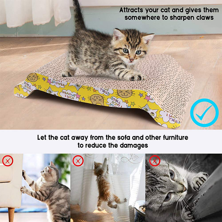 Cat Scratch Board Cat Scratching Toys Cat Scratch Post Cardboard Cat Scratch Box