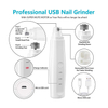 Best Cat Claw Trimmer Pedicure Electric Safe Toenail Battery Powered Painless Pet Nail Grinder