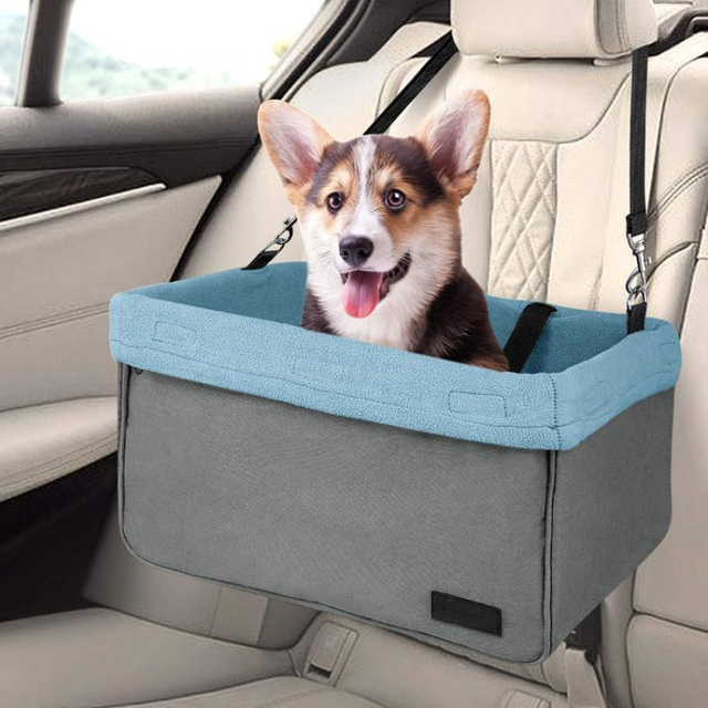 Portable Dual-purpose Vehicle Kennel Pet Car Safety Seat Bed