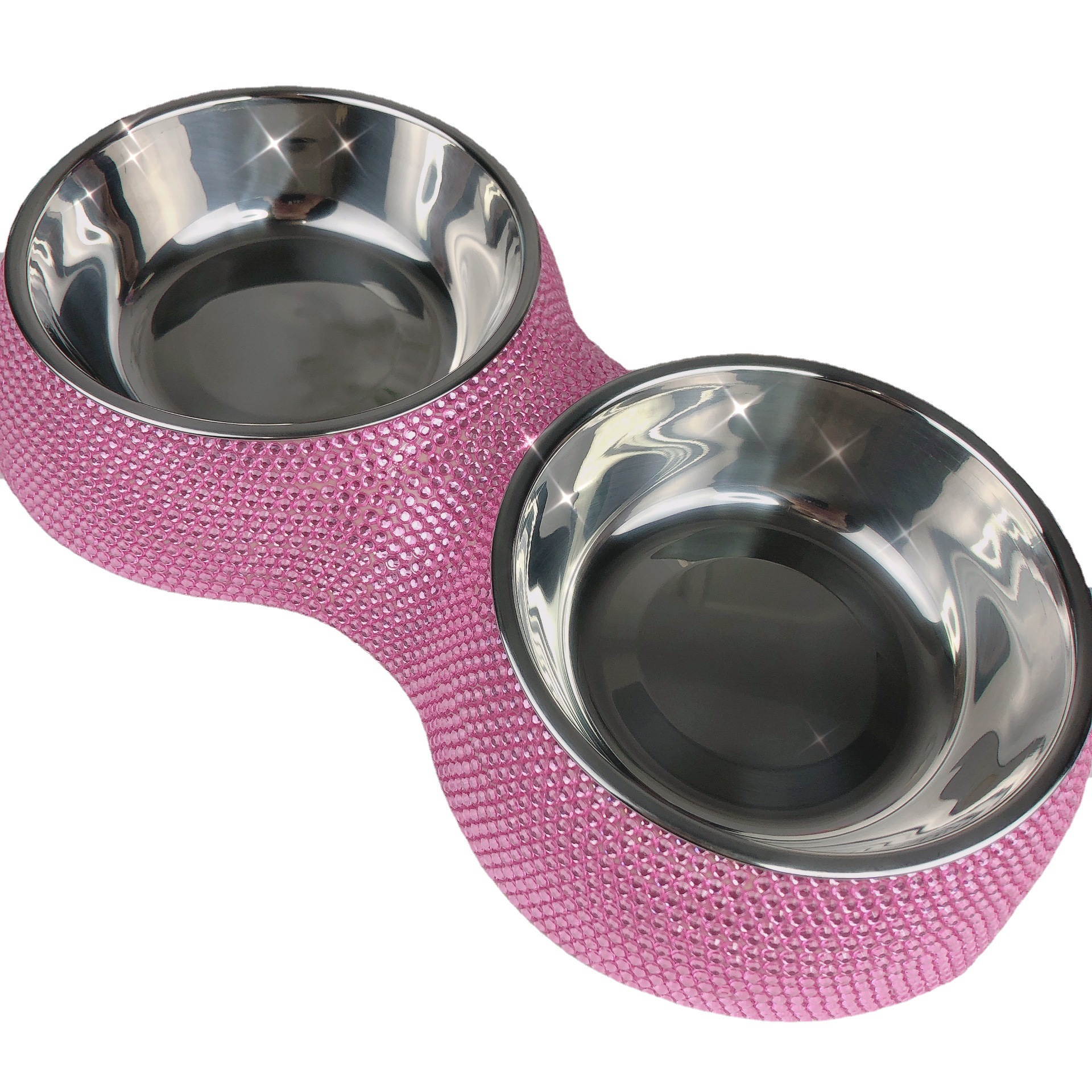 Stainless Steel Circle Practical Solid Pet Feeding Bowl