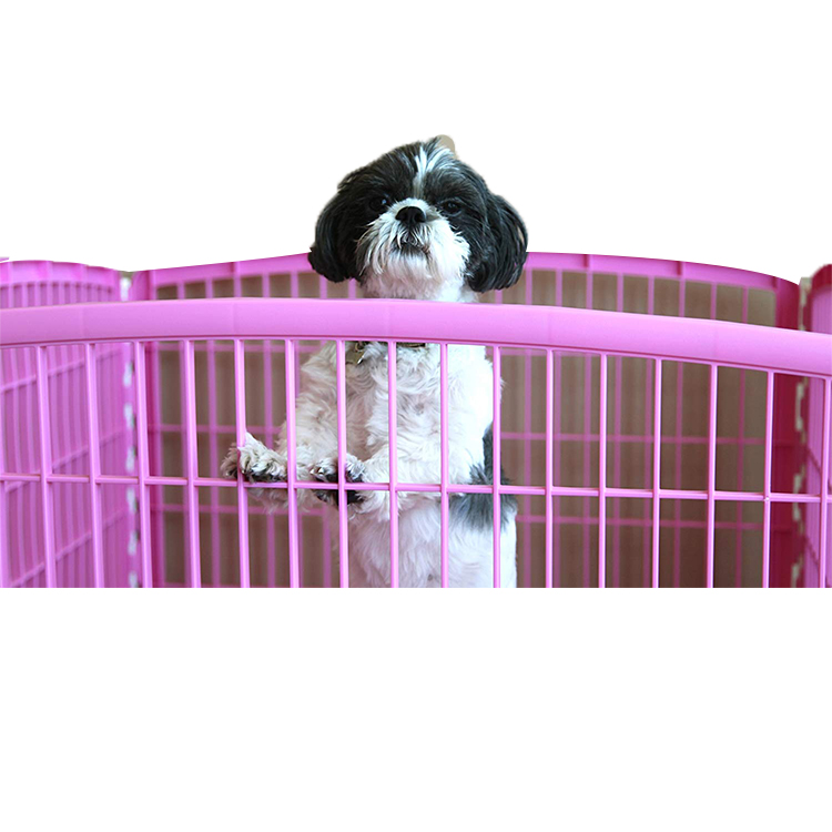 Pink Dog Cage Dog Crate Wire Dog Cage 