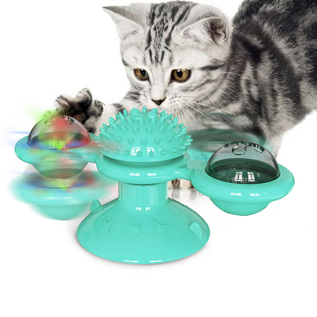 New Style Spin Puzzle Training Sublimation Cat Educationa Toy Catnip