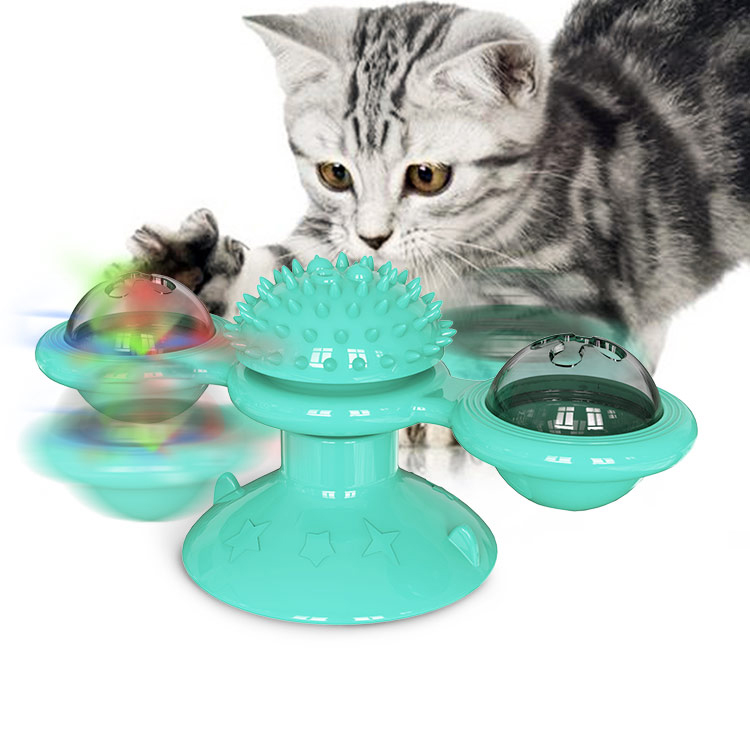 New Style Spin Puzzle Training Sublimation Cat Educationa Toy Catnip