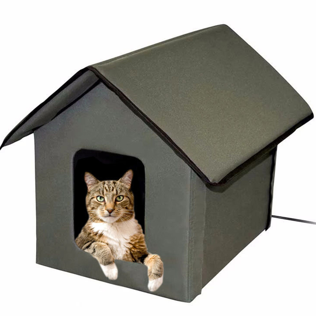 Cat House Pet Cat Bed House Cat House Outdoor Heated Cat House