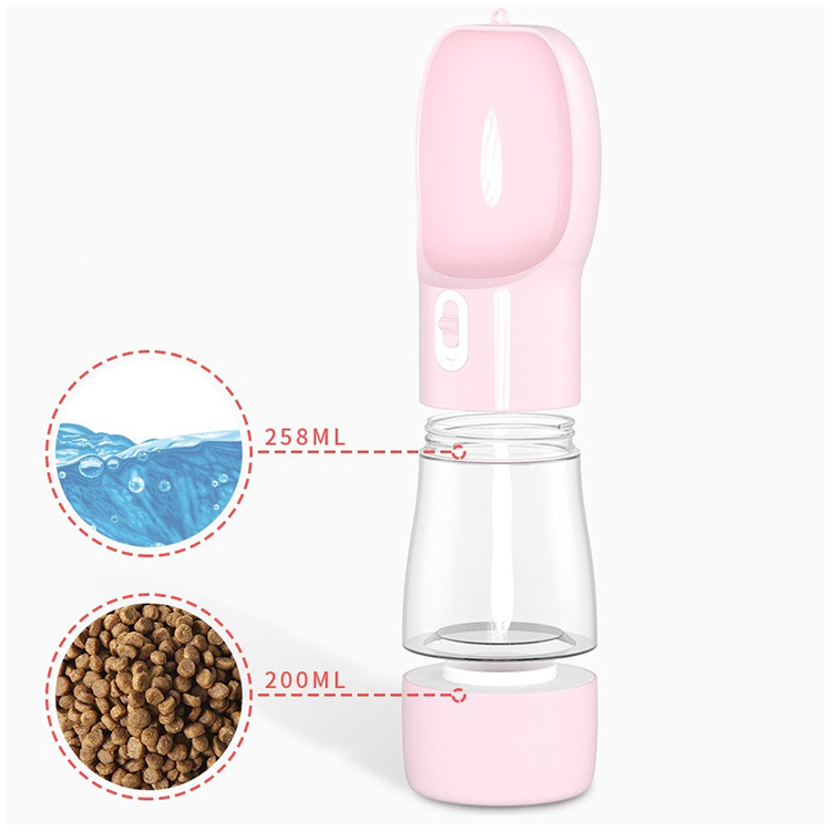 Pet Out Water Cup Water Bottle Extra Cup Pet Water Dispenser Portable