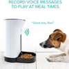  Pet Smart Food Dispenser with Stainless Steel Food Bowl for Dry Food