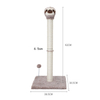 New Pet Product 2021 Cat Scratcher Post Seagrass Relaxing Scratching Hanging Post