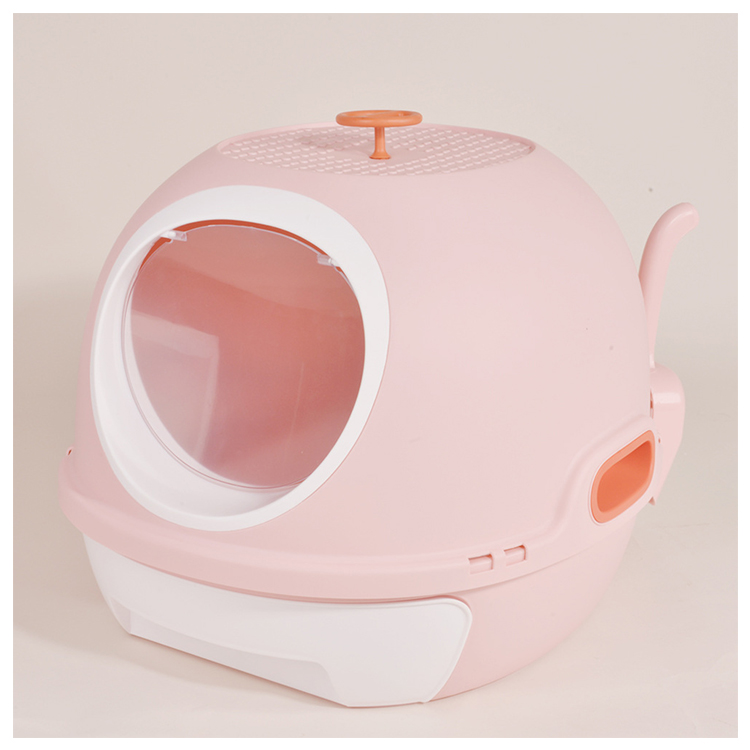 Automatic Cat Litter Box Cat Toilet Box with Filter Logo Printed Dog Toilet
