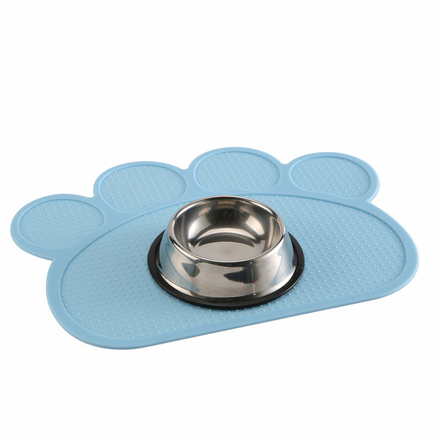 Placemat for Dog Pet Cat Anti-Slip Silicone Bowl Mats Waterproof