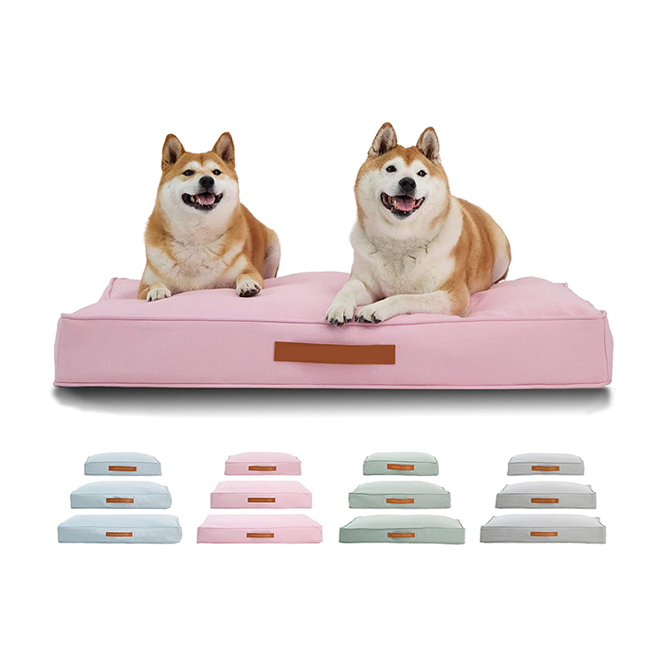 Gel Shredded Memory Foam Cushion Top Paw Orthopedic Cooling Dog Bed