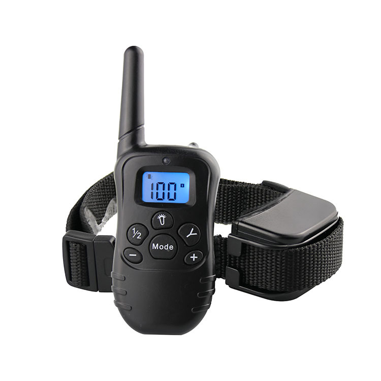 Dog Remote Rechargeable Bark Shock Training Collar Alarm