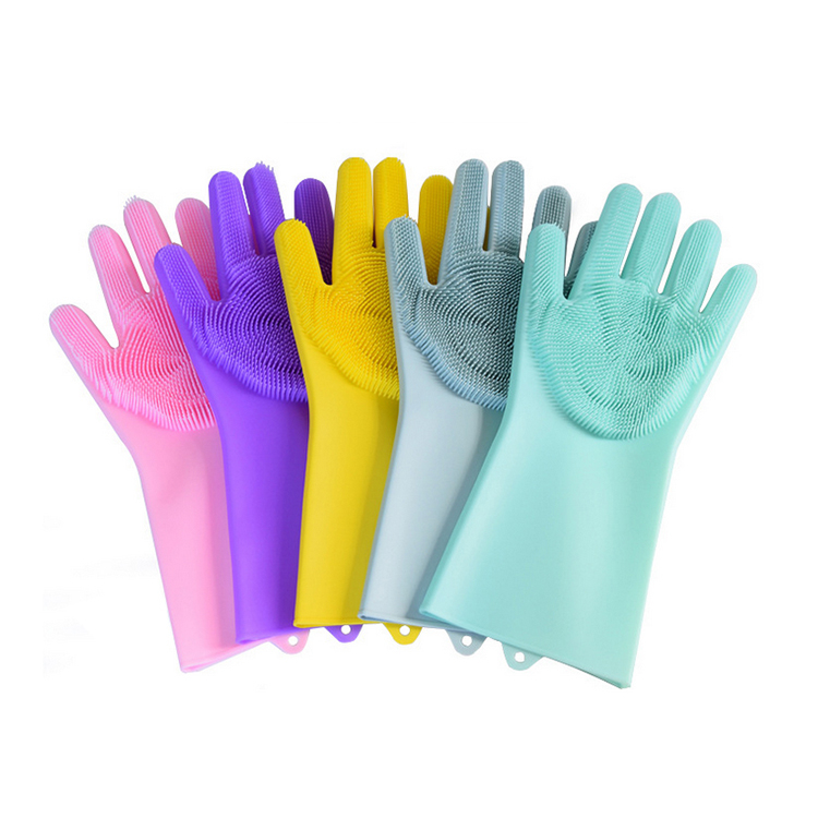 Pet Deshedding Brush Glove in Wash Fur Remover Dog Hair Remover Silicone