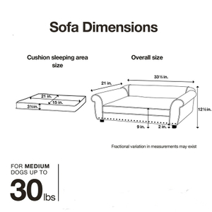 2021 New Memory Foam Luxury Furniture Pet Dog Sofa