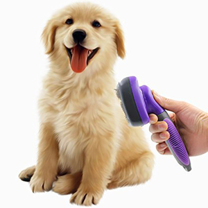 Self Cleaning Soft Cat Hertzko Slicker Brush for Poodles Dog