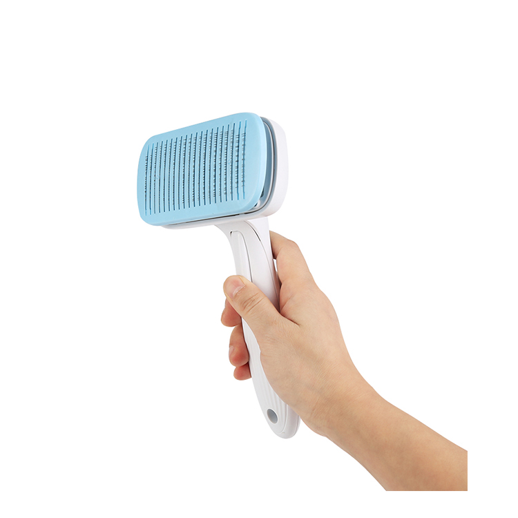 Double Sided Uk Puppy Self Cleaning Slicker Brush for Dogs