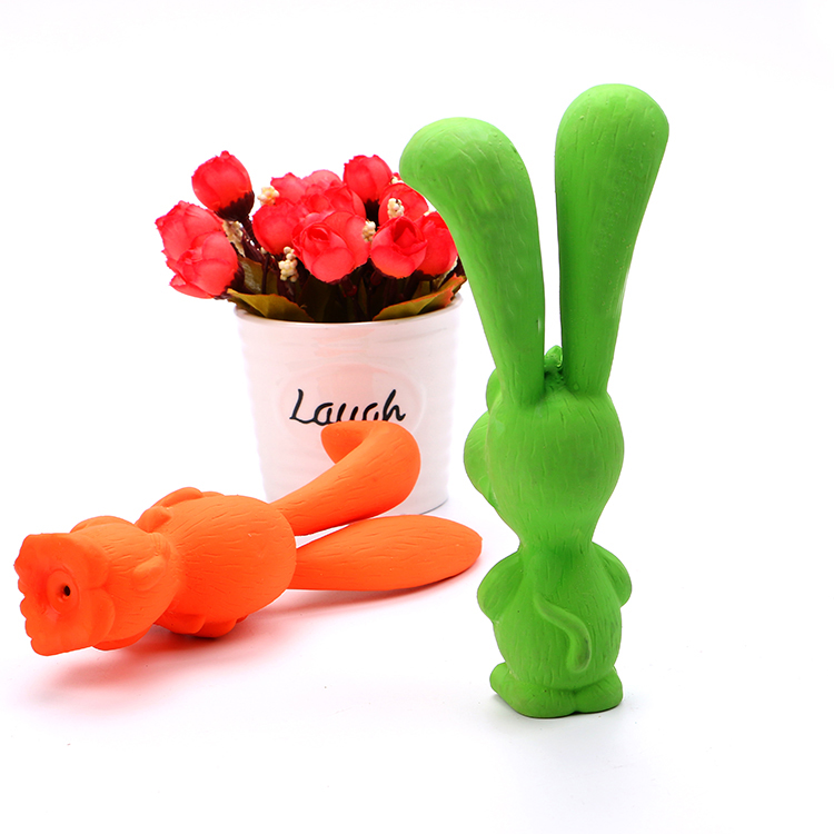 Cheap Latex Rabbit Training Aggressive Chewer Squeaky Dog Toys