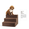 Washable Cover with Faux Suede Memory Foam Pet Stairs