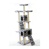 Wooden Luxury Activity Tall House Cat Tree Scratcher From Branches