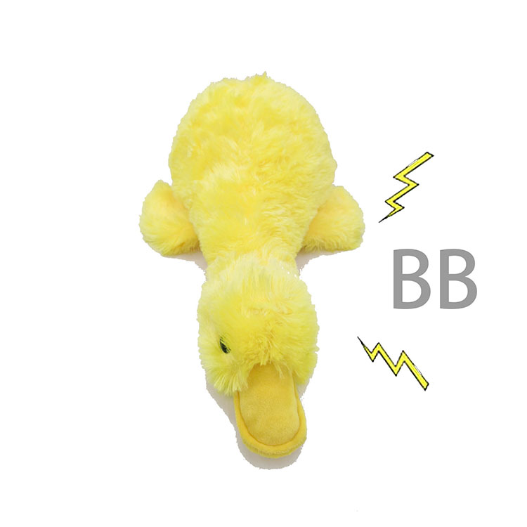 Hot Selling Pet Vocal Little Yellow Duck Pet Plush Toys