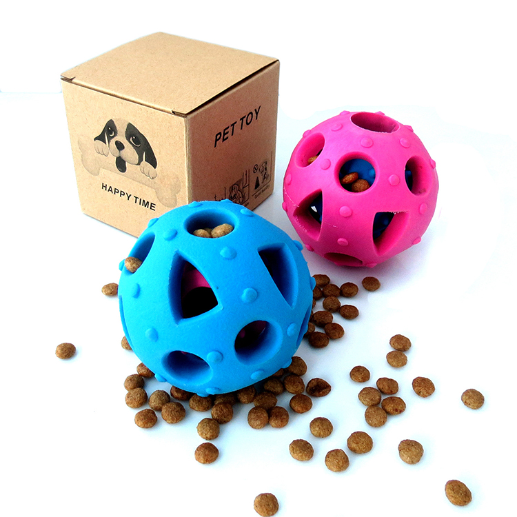 Bite Resistant Cleaning Pet Football Dog Missing Food Ball Toy