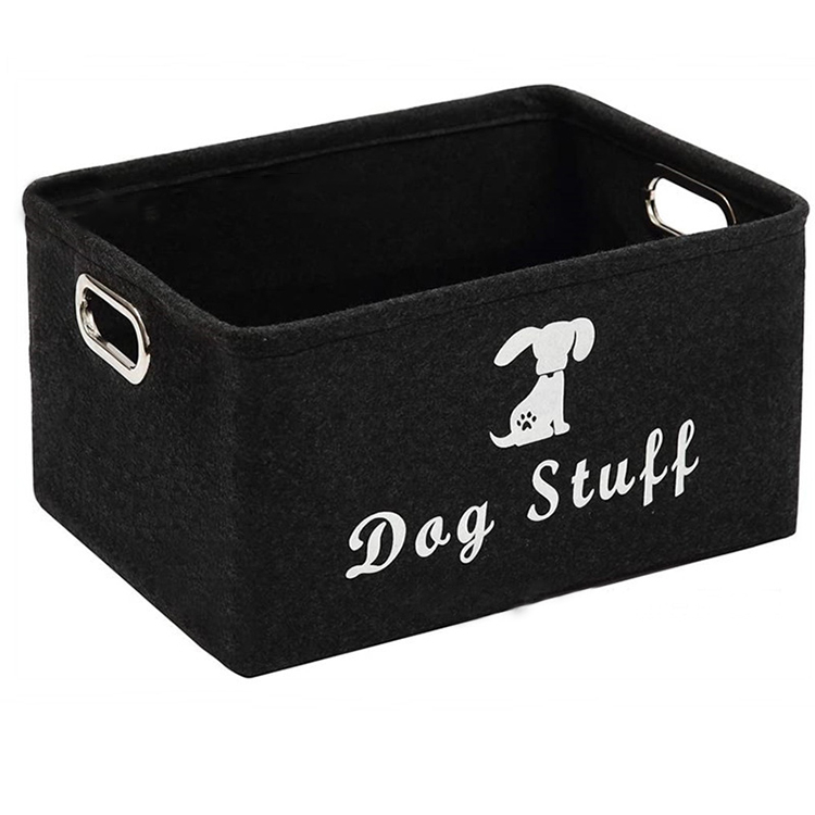 Felt Pet Toy Accessories Cat And Dog Storage Basket