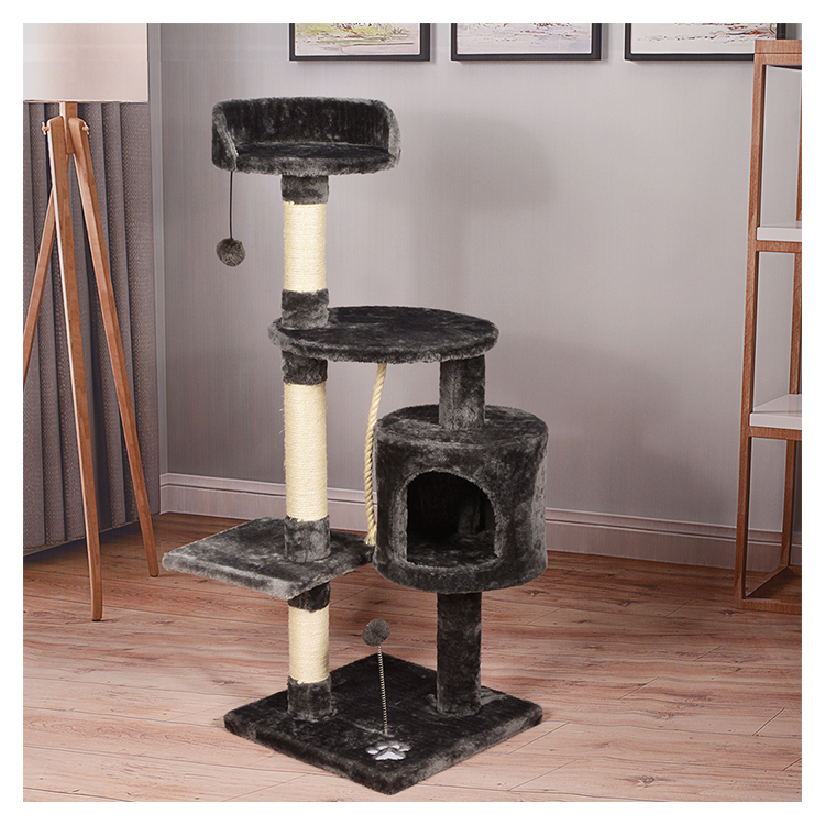 Pet Scratching Post Towers Condo for Large Cats Wholesale Cat Tree Condo