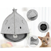 Fish Pet Cat House Foldable Cat Beds And Houses Felt Cat House