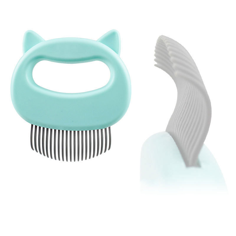 Portable Cleaning Mini Professional Pet Hair Remover Reusable Cat Dog Comb Massage Grooming Brush for short hairs