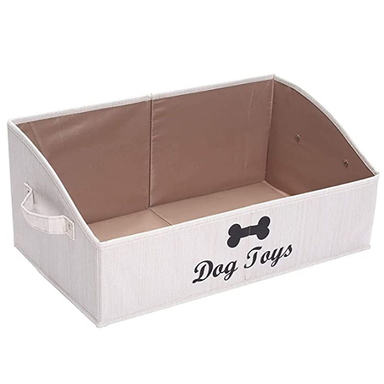 Trapezoidal Fabric Folding Pet Toy Storage Basket