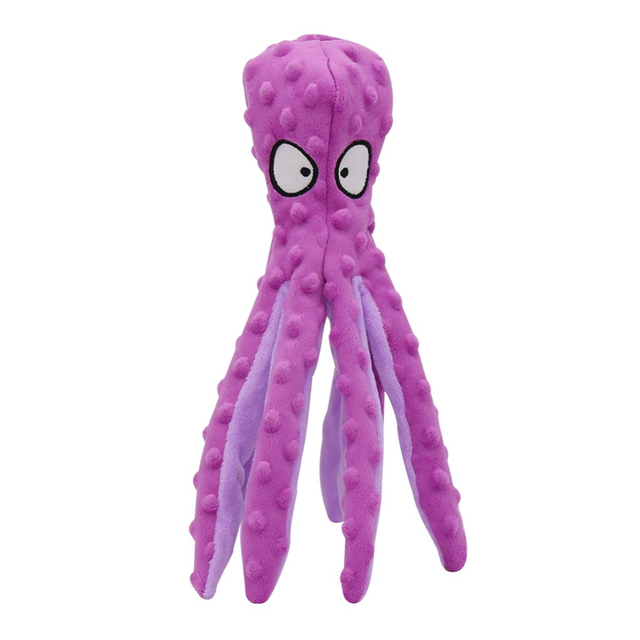 Dog Educational, Bite Resistant And Vocal Toys Octopus Plush Toys
