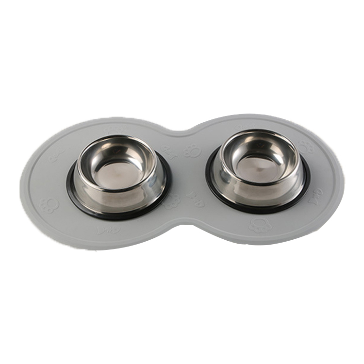 Non-Slip Waterproof Feeding Mat for Dog Food & Water Bowls Nontoxic Rubber