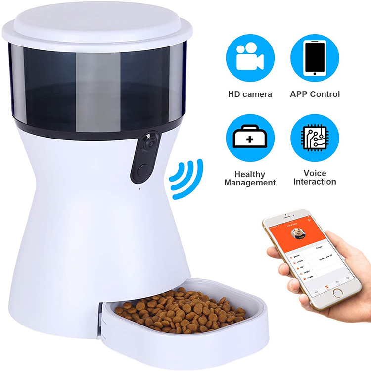 Wi-Fi Enabled Smart Pet Feeder for Cats And Dogs
