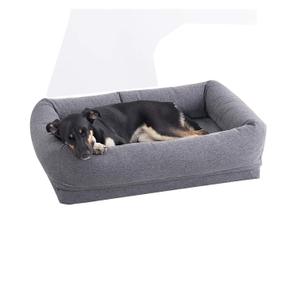 Dog Memory Mat Round Hund Mattress Egg Crate Foam Pet Bed