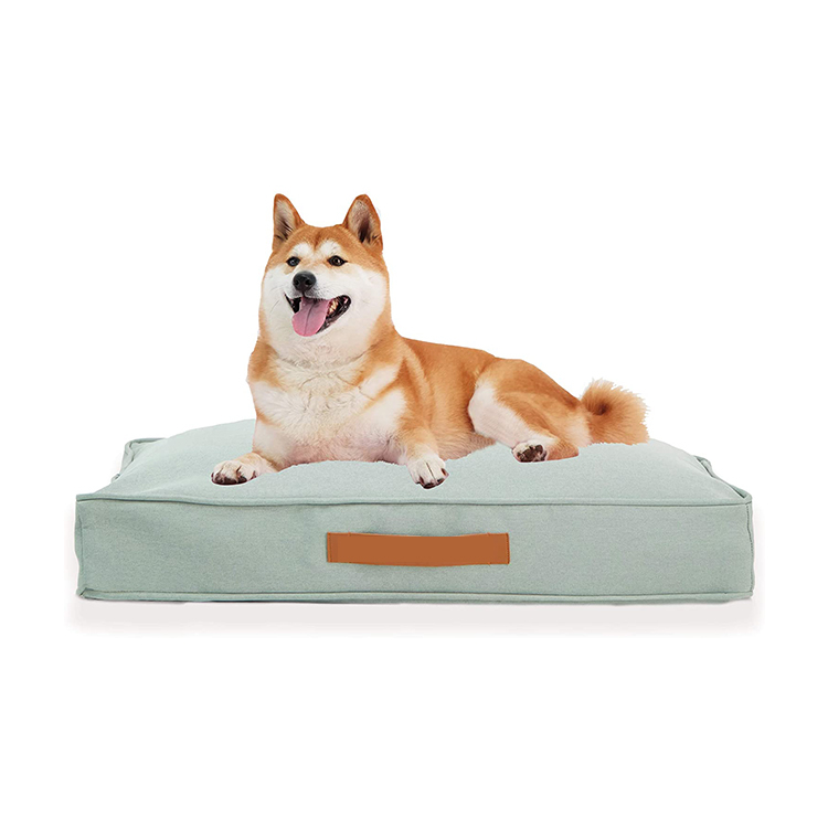 Gel Shredded Memory Foam Cushion Top Paw Orthopedic Cooling Dog Bed