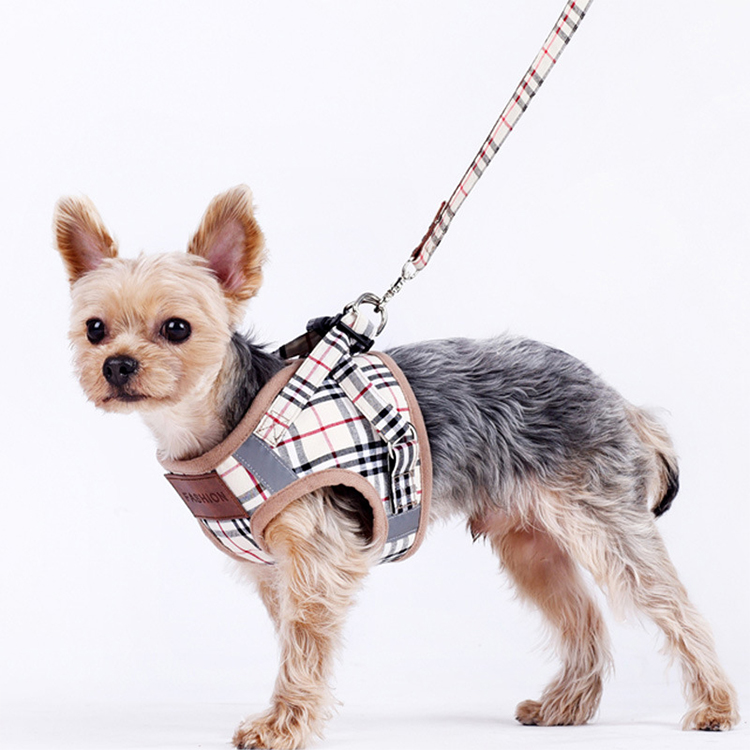 Designer Hight Quality Leash Adjustable Chest Pet Harness 