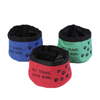 Wholesale Factory Manufacturer Portable Folding Travel Pet Dog Bowl with Waterproof Oxford Fabric.