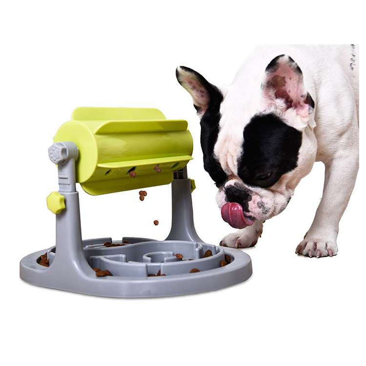 Raised Outdoor Feeding Self Filling Water Fountain Dog Food Bowl To Slow Down Eating