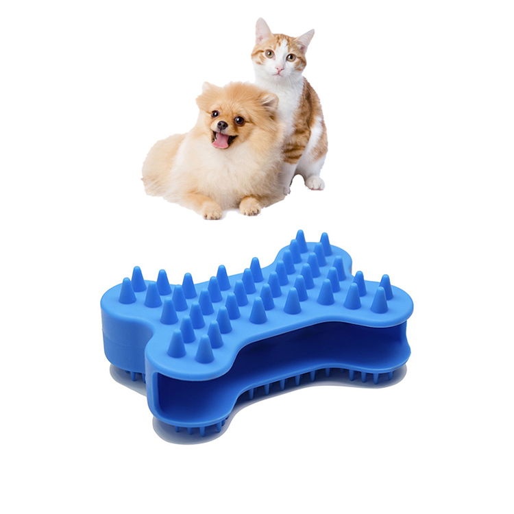 Silicone Dog Cat Hair Remover Dog Brush for Washing Pet Hair