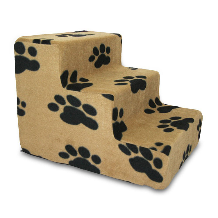 Memory Foam Pet Stairs with Removable Fleece Cover High Quality 