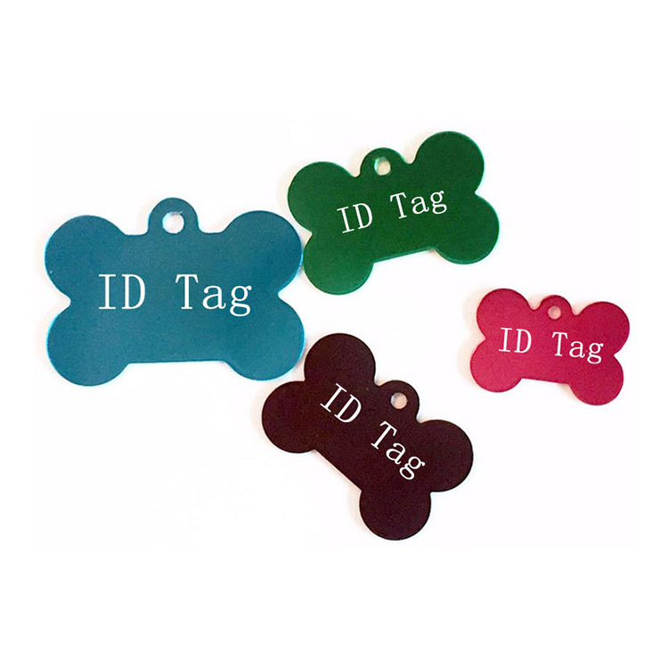 925 Sterling Silver Pet Tag Blank Sublimation Pet Tags Crystals Nfc Qr Pet Tag Blister