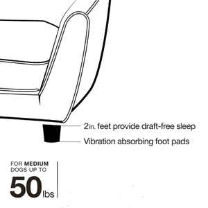 Comfortable Cover Memory Foam Orthopedic Dog Chair Pet Sofa