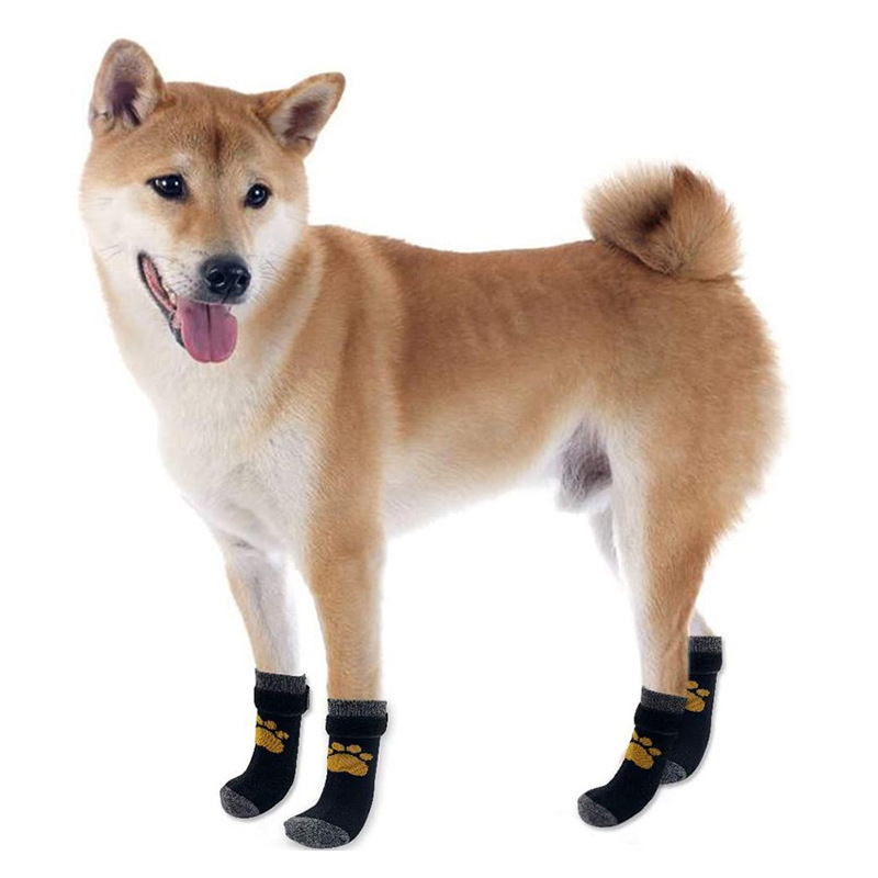 Pet Dog Shoes Reflective Anti slip Soft Breathable Socks Shoes For Dogs