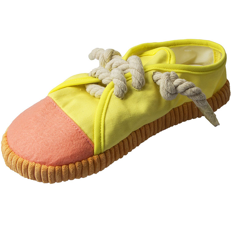 Hot Selling Imitation Canvas Shoes, Pet Vocal Relief Toys