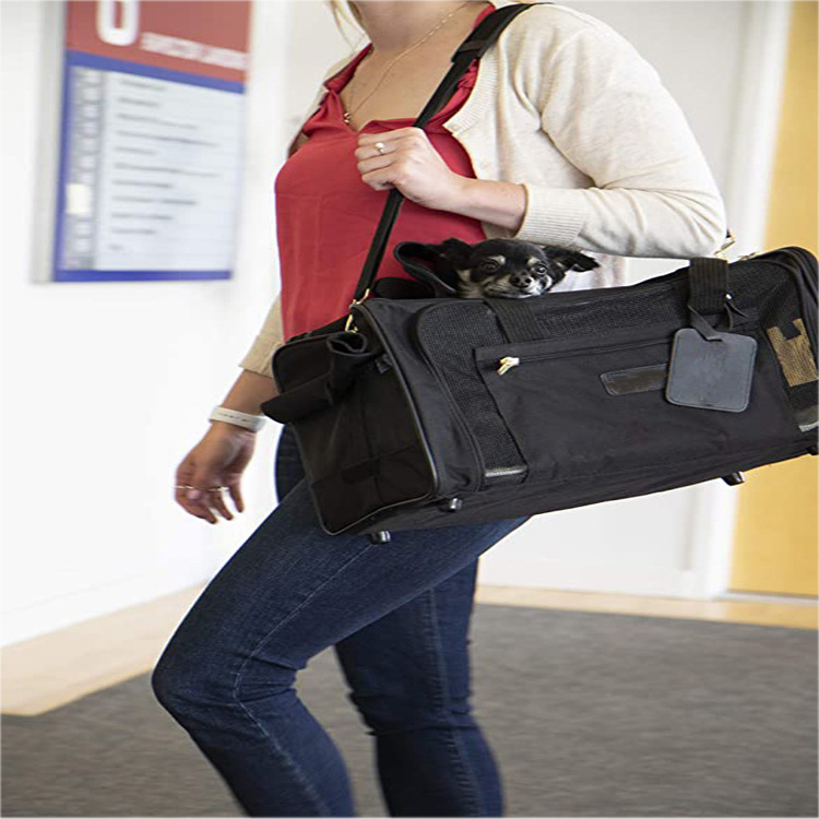 Pet Stroller Dog Luxury Travel Pet Carrier Bag Pet Air Carrier