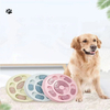 Cute Fun for Dog Educational Training Plastic Solid Bowl