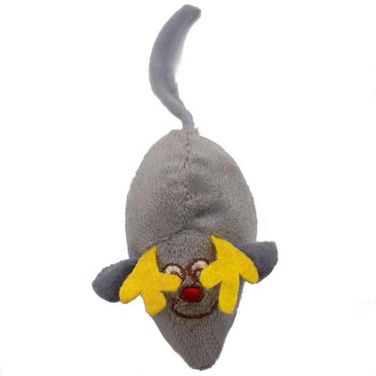 Factory Outlet New Design Colored Plush Pet Ball Mouse Catnip Toy Cat For Sale
