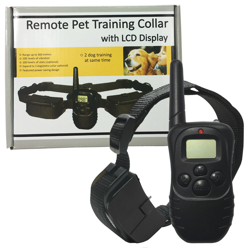 Electronic Shock Alarm Remote Controlled Spray Dog Slave Training Collar